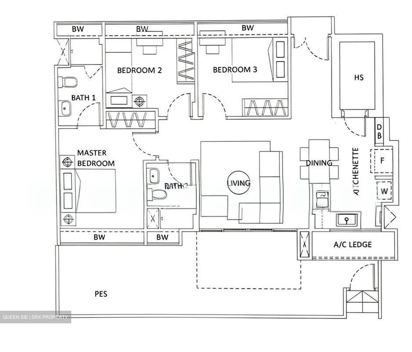Rosewood Suites (D25), Condominium #572282111